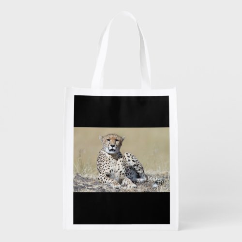 Cheetah Grocery Bag