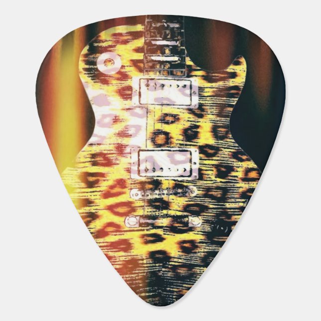 Cheetah Guitar Picks (Back)