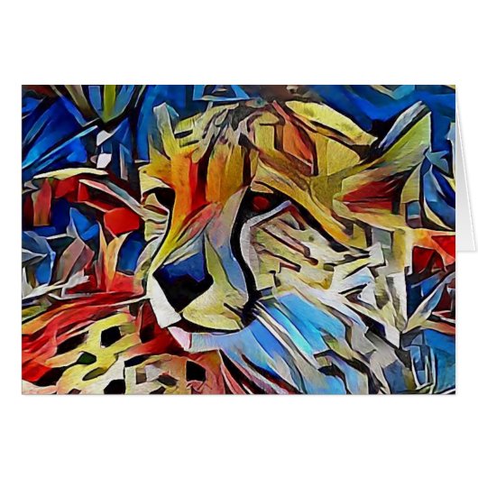 Cheetah in Africa Cards (Front Horizontal)