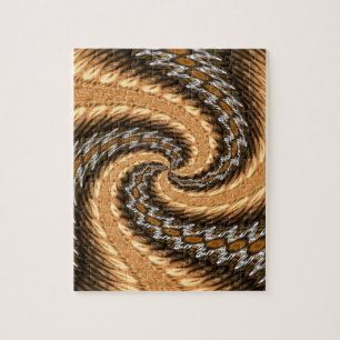 Cheetah In kaleidoscope Art Jigsaw Puzzle