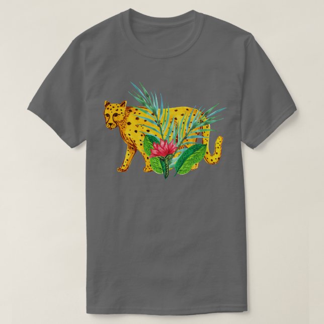 Cheetah In The Weeds T-Shirt (Design Front)