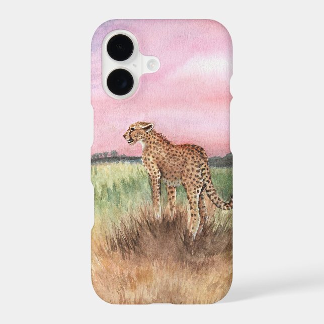 Cheetah Iphone Case (Back)
