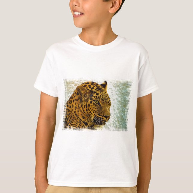 Cheetah Kid's T-Shirt (Front)