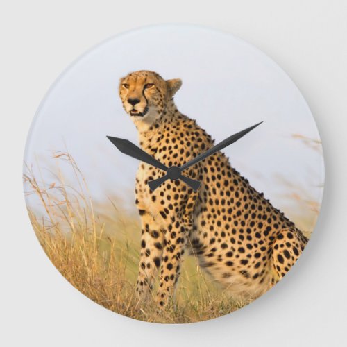 Cheetah Large Clock
