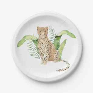 Cheetah, Leopard, Jungle, Jungle animals Paper Plates