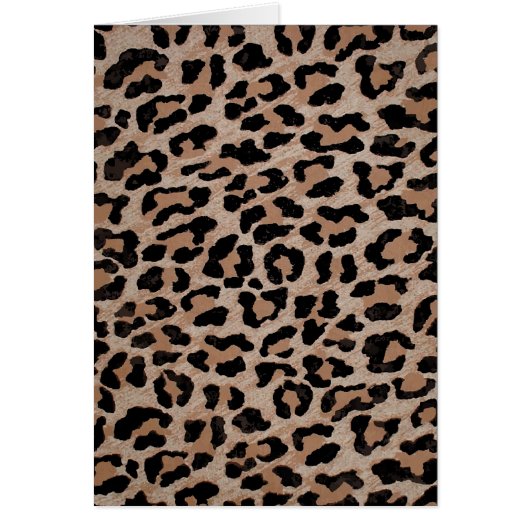 cheetah leopard print cards (Front)