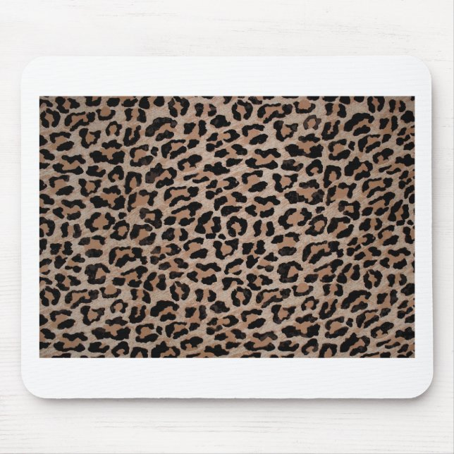 cheetah leopard print mouse pad (Front)