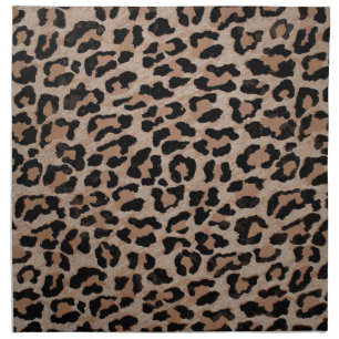 cheetah leopard print napkin