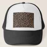 cheetah leopard print trucker hat
