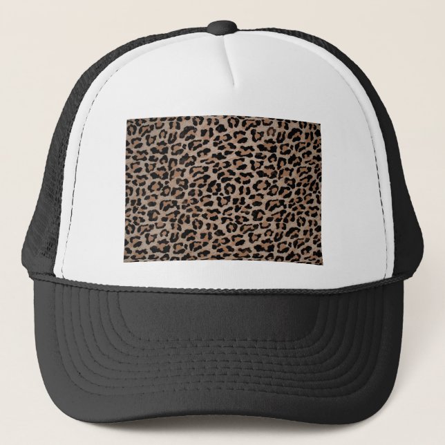 cheetah leopard print trucker hat (Front)