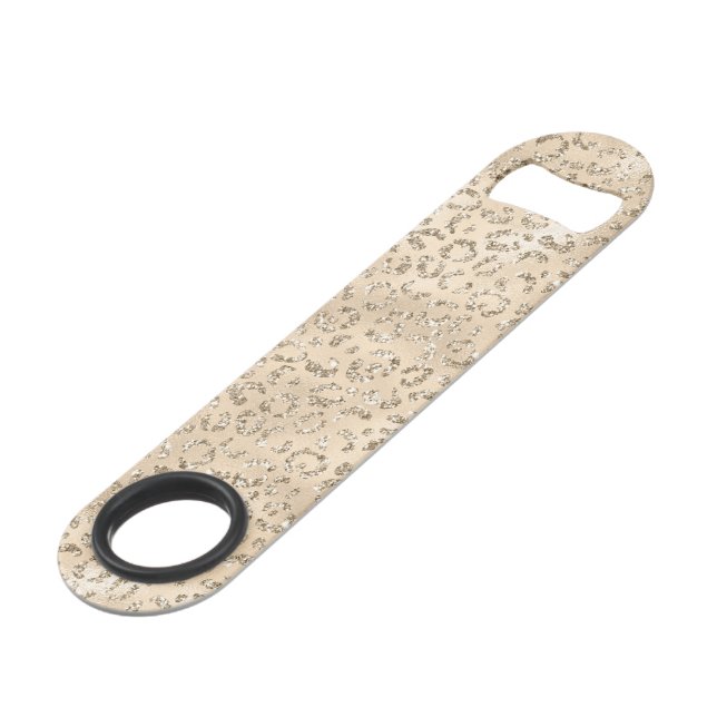 Cheetah Leopard Skin Print Pattern Animal Bar Key (Front Angled)