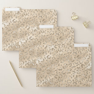 Cheetah Leopard Skin Print Pattern Animal File Folder