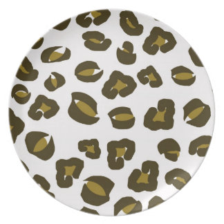 Cheetah Print Plates | Zazzle