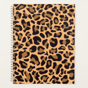 Cheetah Leopard Spots Wild Animal Print  Planner