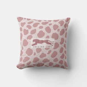 Cheetah Love  Throw Pillow