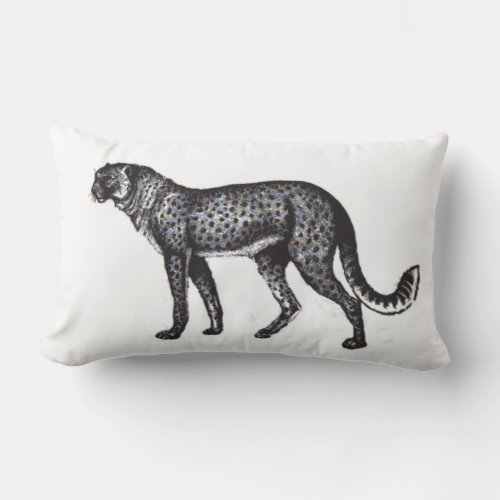 Cheetah Lumbar Throw Pillow