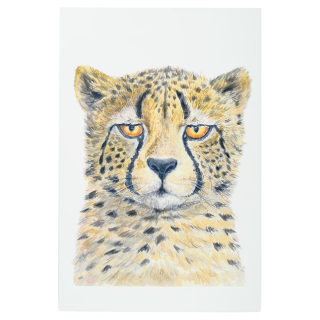 Cheetah Metal Print (Front)