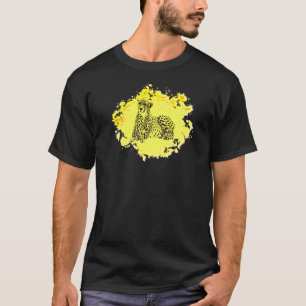 Cheetah Motif Predator Cat Animal Colorful Cheetah T-Shirt