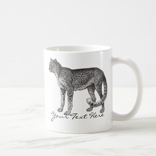 Cheetah Mug (Right)