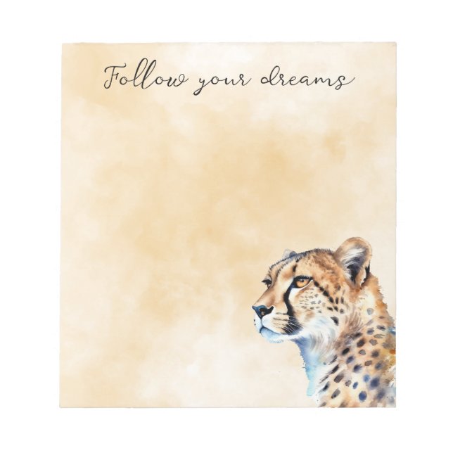 Cheetah Notepad (Front)