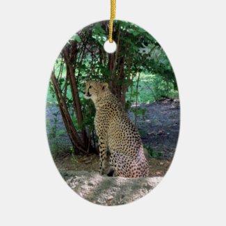 Cheetah Ornament ~ Endangered Species Series