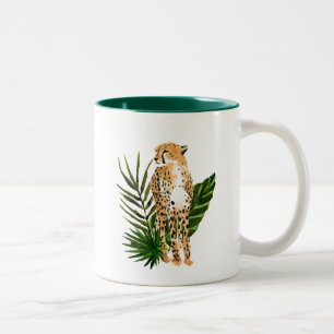 Cheetah Outlook Two-Tone Coffee Mug