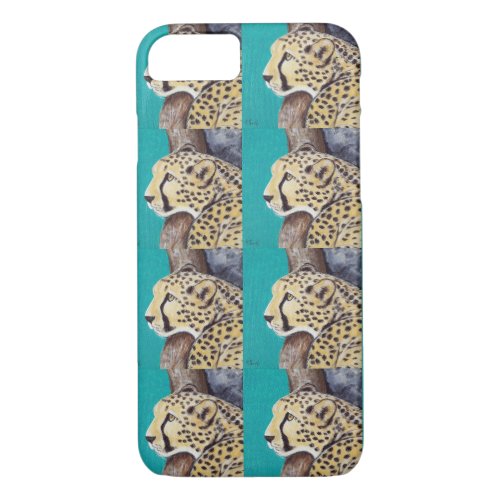 Cheetah Painting iPhone 87 Case