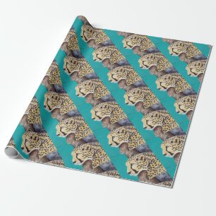 Cheetah Painting Wrapping Paper