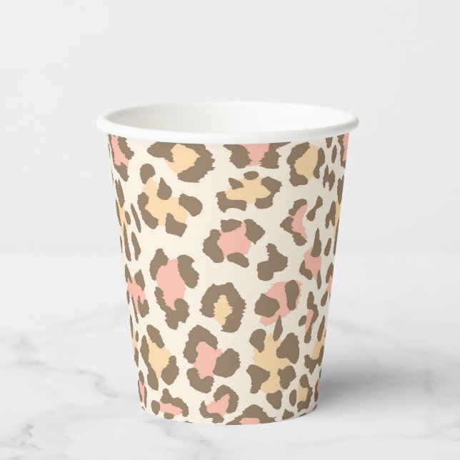 Cheetah Paper Cups (Front)