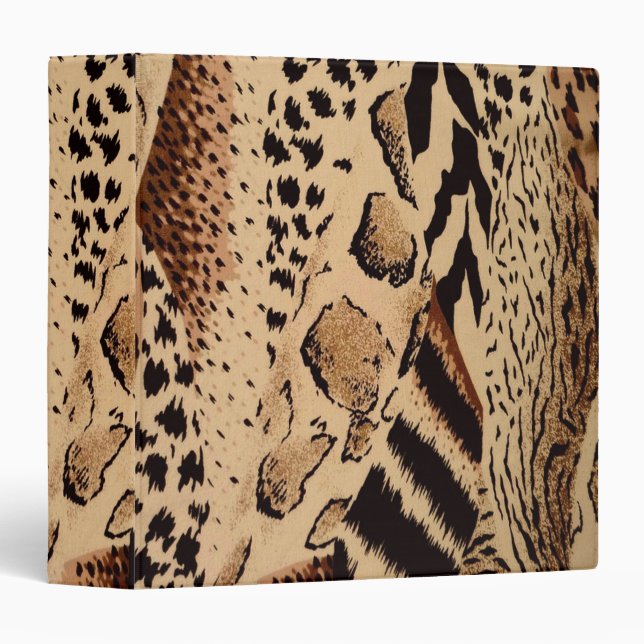 Cheetah Pattern Binder (Front/Spine)