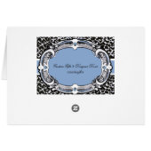 Cheetah Pattern Blue Label (Back Horizontal)