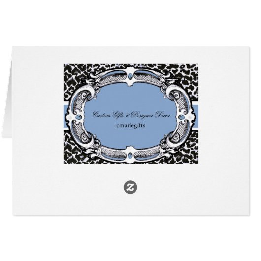 Cheetah Pattern Blue Label (Back Horizontal)