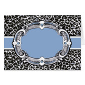 Cheetah Pattern Blue Label (Front Horizontal)