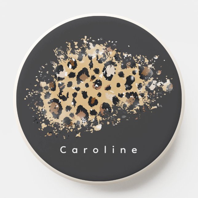 Cheetah Pattern Brown Modern Chic pop socket (Popsocket)