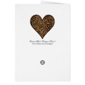 Cheetah Pattern Cards (Back)