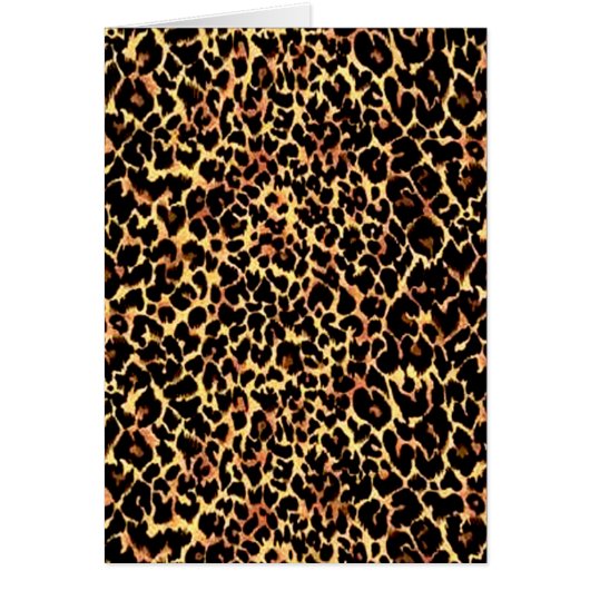 Cheetah Pattern Cards (Front)