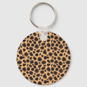 Cheetah Pattern Keychain