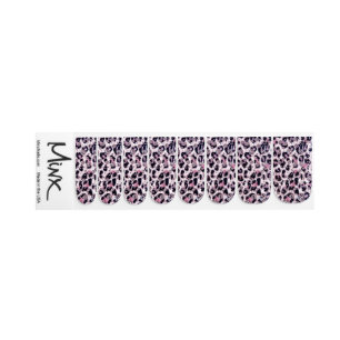 Cheetah Pattern Minx Nail Art