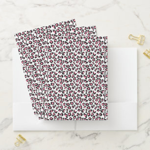 Cheetah Pattern Pocket Folder
