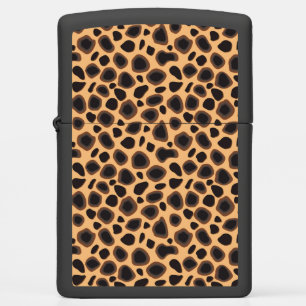 Cheetah Pattern Zippo Lighter