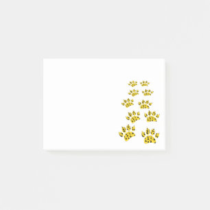 Cheetah Paw Print Post-it Notes