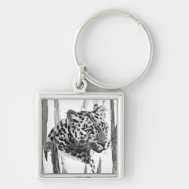 Cheetah Portrait Keychain (Front)