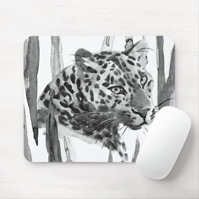 Cheetah Portrait Mouse Pad (With Mouse)
