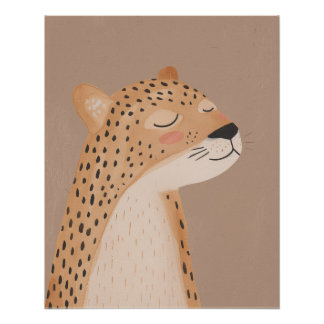Cheetah Print, Baby Room Decor, Nursery Wall Art