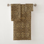 Cheetah Print Bath Towel Set at Zazzle