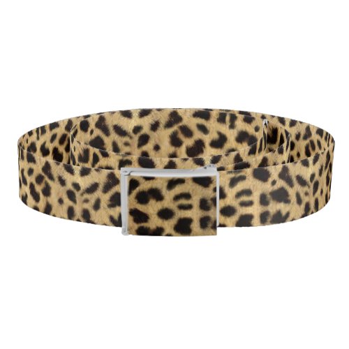 Cheetah Print Belt