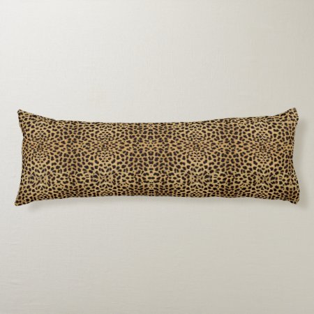 Cheetah Print Body Pillow