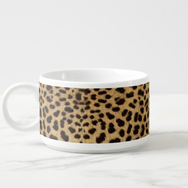 Cheetah Print Bowl (Right)