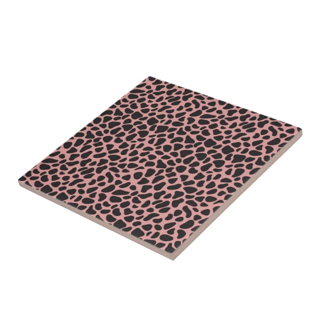 Cheetah Print Ceramic Tile (Side)