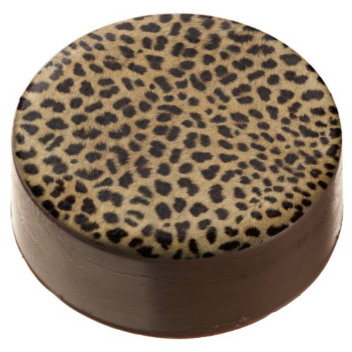 Cheetah Print Chocolate Dipped Oreo